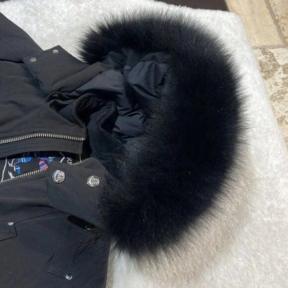 Moose Knuckles Originals Shearling Ballistic Bomber Jacket Kids - Picture 6 of 9